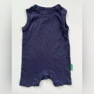 Parade Organic Cotton Navy Blue Kids Shortie Romper